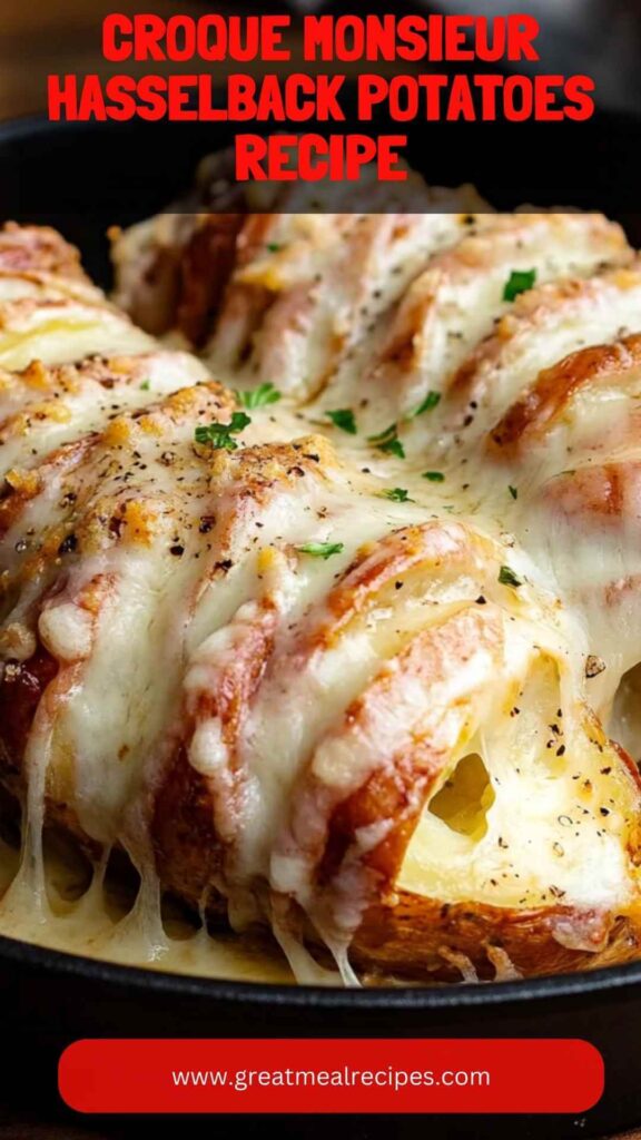 Croque Monsieur Hasselback Potatoes Recipe