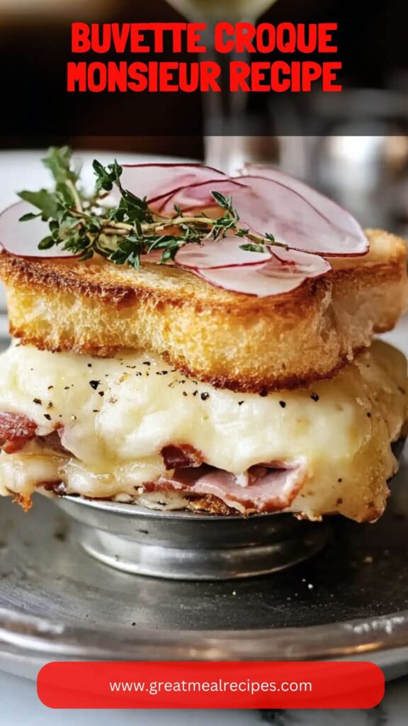 Buvette Croque Monsieur Recipe