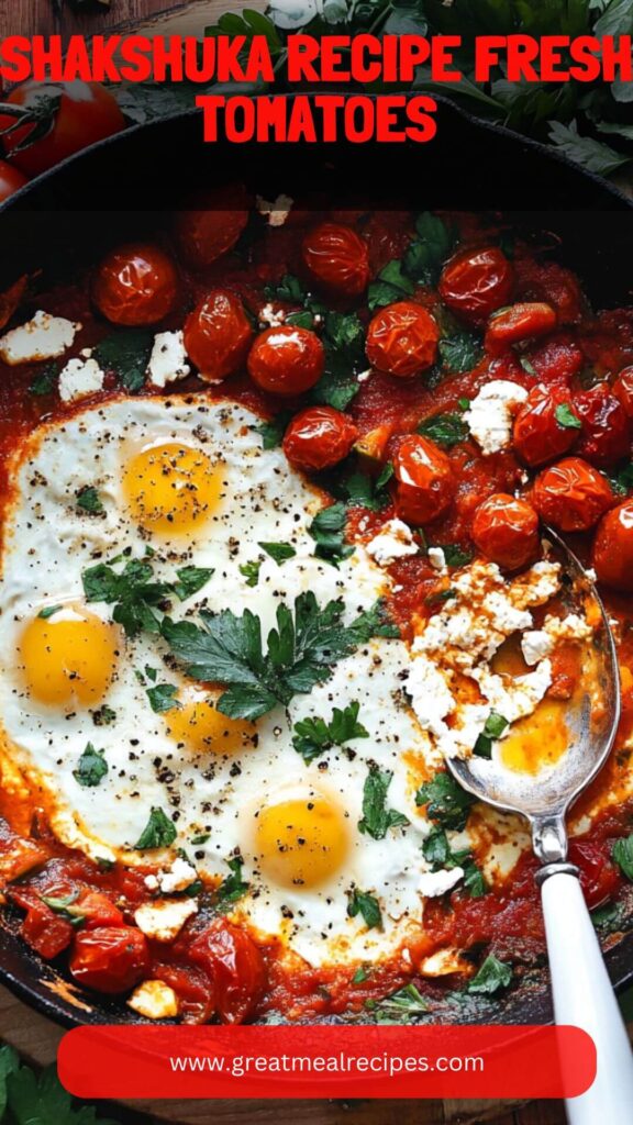 Shakshuka Recipe Fresh Tomatoes