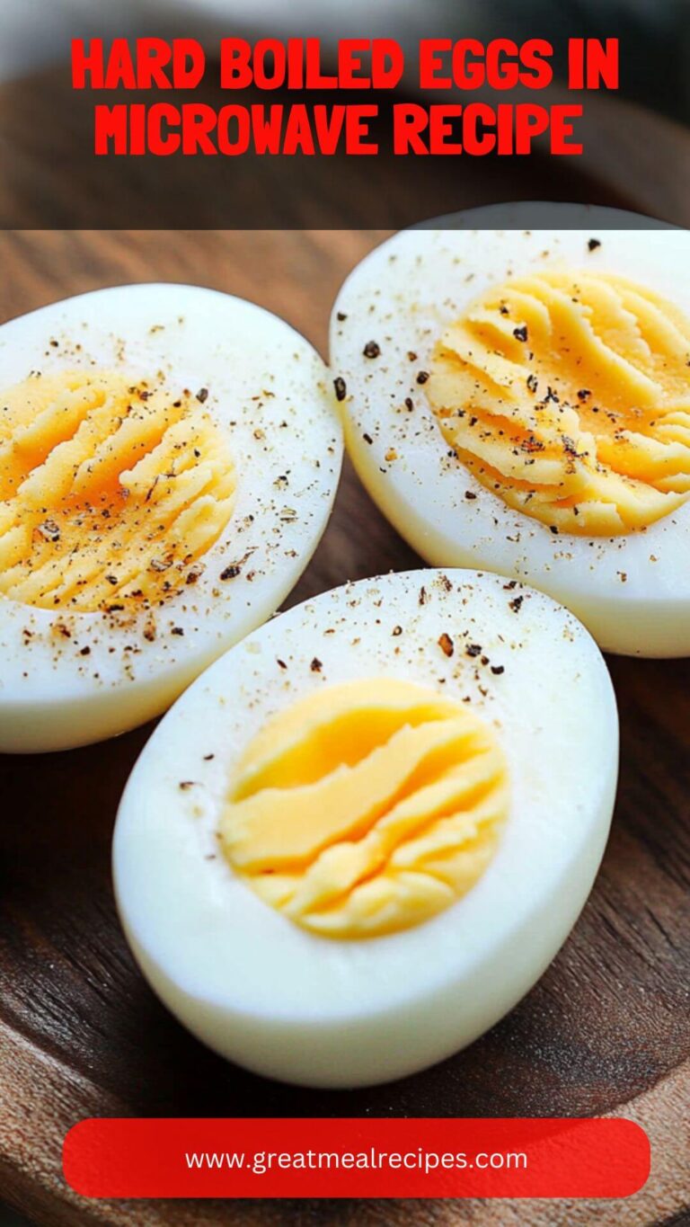 Hard Boiled Eggs in Microwave Recipe – Great Meal Recipes