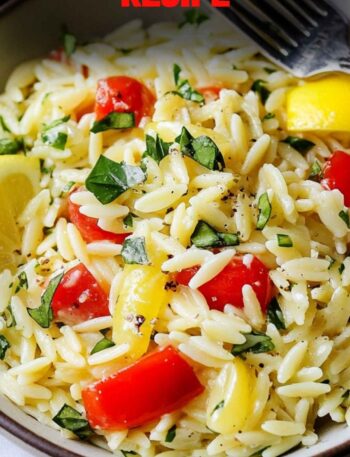 Lemon Orzo Salad Recipe