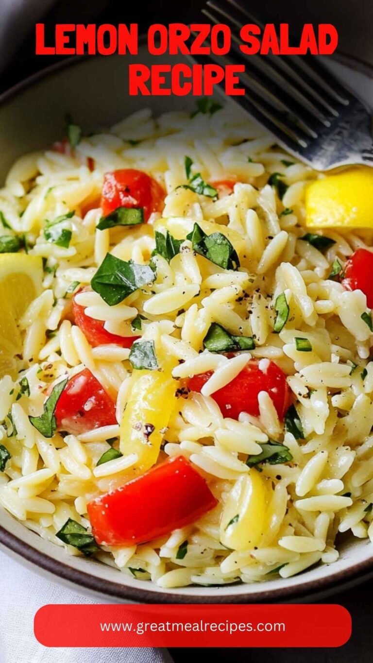 Lemon Orzo Salad Recipe – Great Meal Recipes