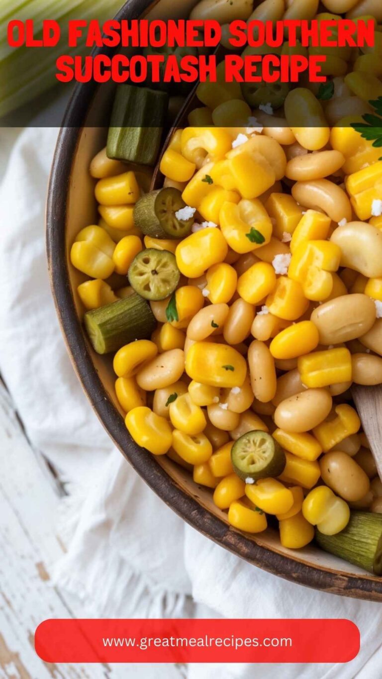 Old Fashioned Southern Succotash Recipe – Great Meal Recipes