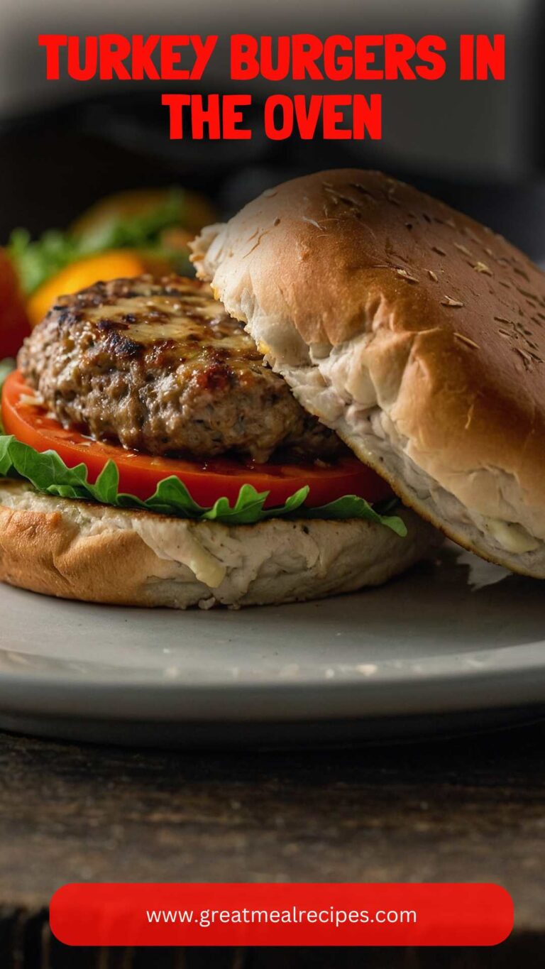 Turkey Burgers In The Oven – Great Meal Recipes