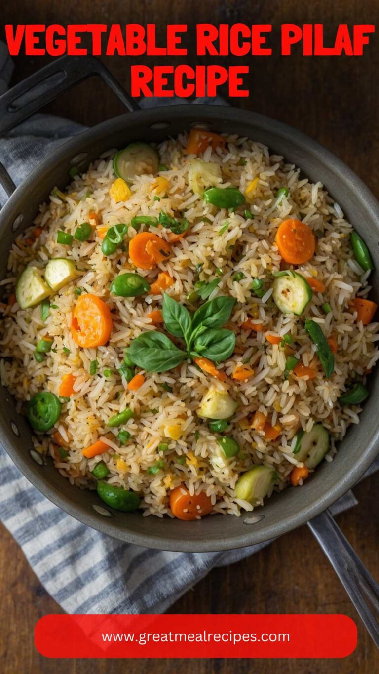 Vegetable Rice Pilaf Recipe – Great Meal Recipes