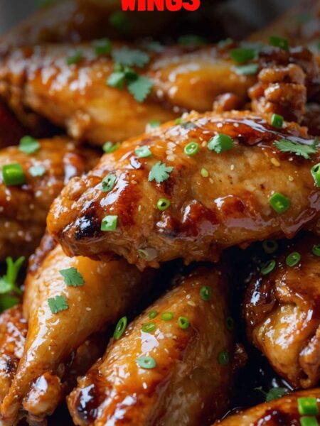 Honey Garlic Chicken Wings