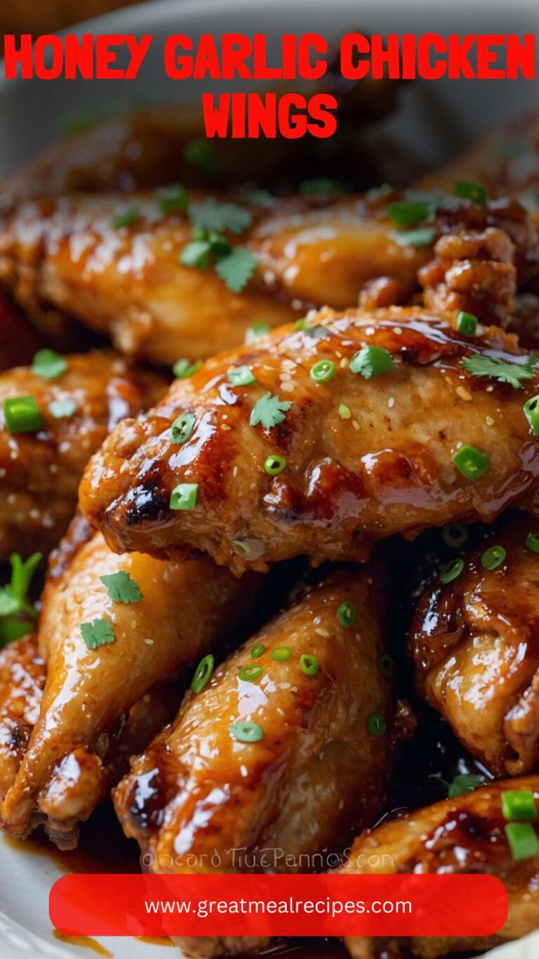 Honey Garlic Chicken Wings – Great Meal Recipes