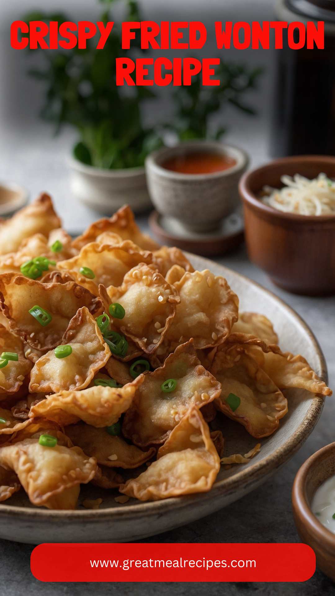 Crispy Fried Wonton Recipe