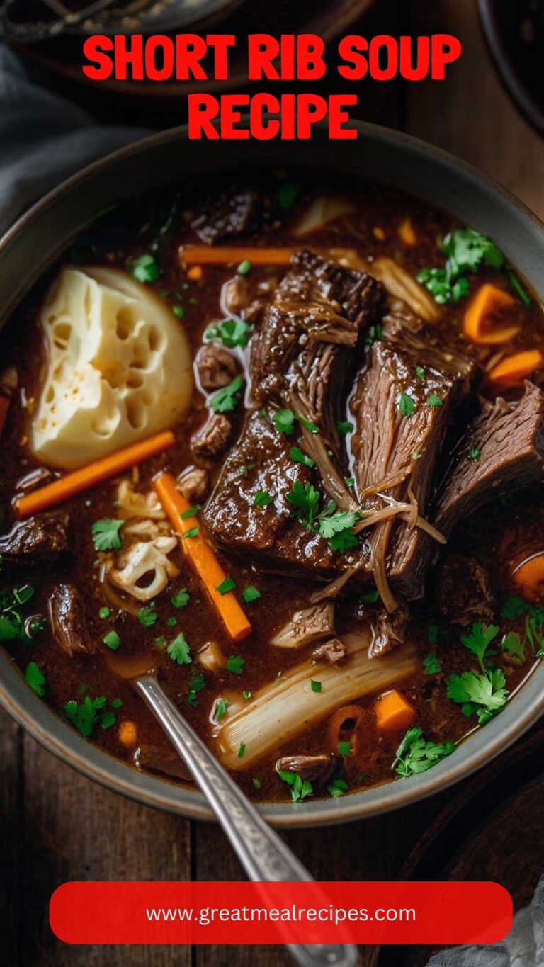 Short Rib Soup Recipe – Great Meal Recipes