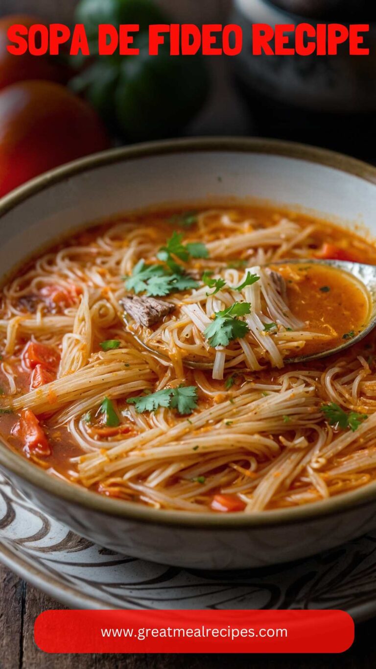 Sopa De Fideo Recipe – Great Meal Recipes