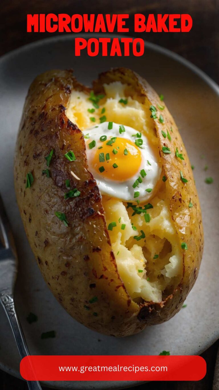 Microwave Baked Potato Recipe – Great Meal Recipes