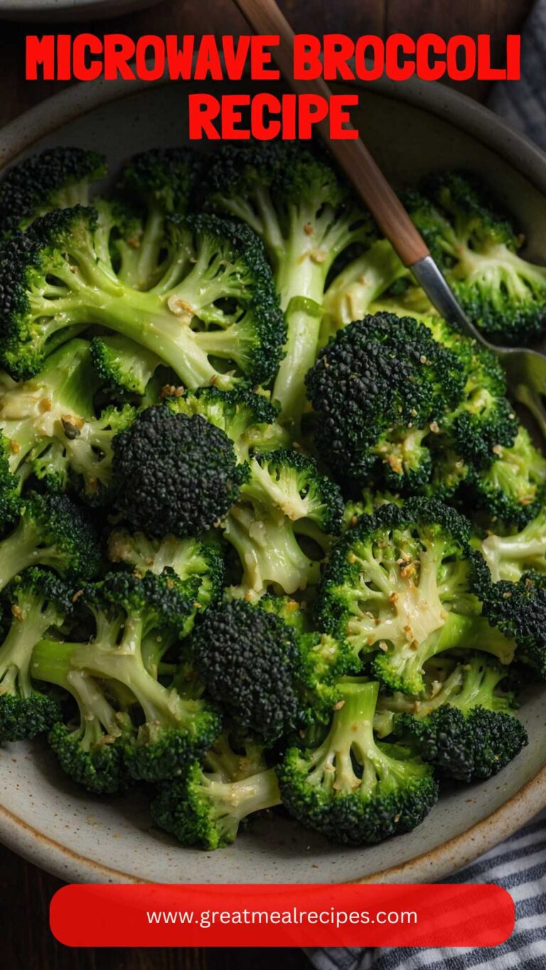 Microwave Broccoli Recipe – Great Meal Recipes
