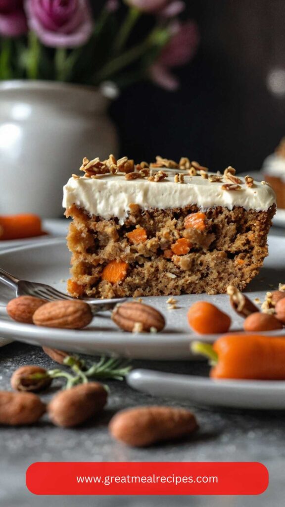 Healthy Gluten-Free Sugar-Free Carrot Cake Recipe