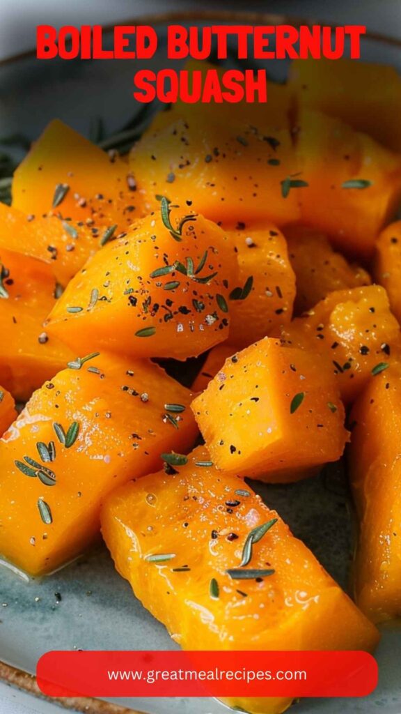 Boiled Butternut Squash