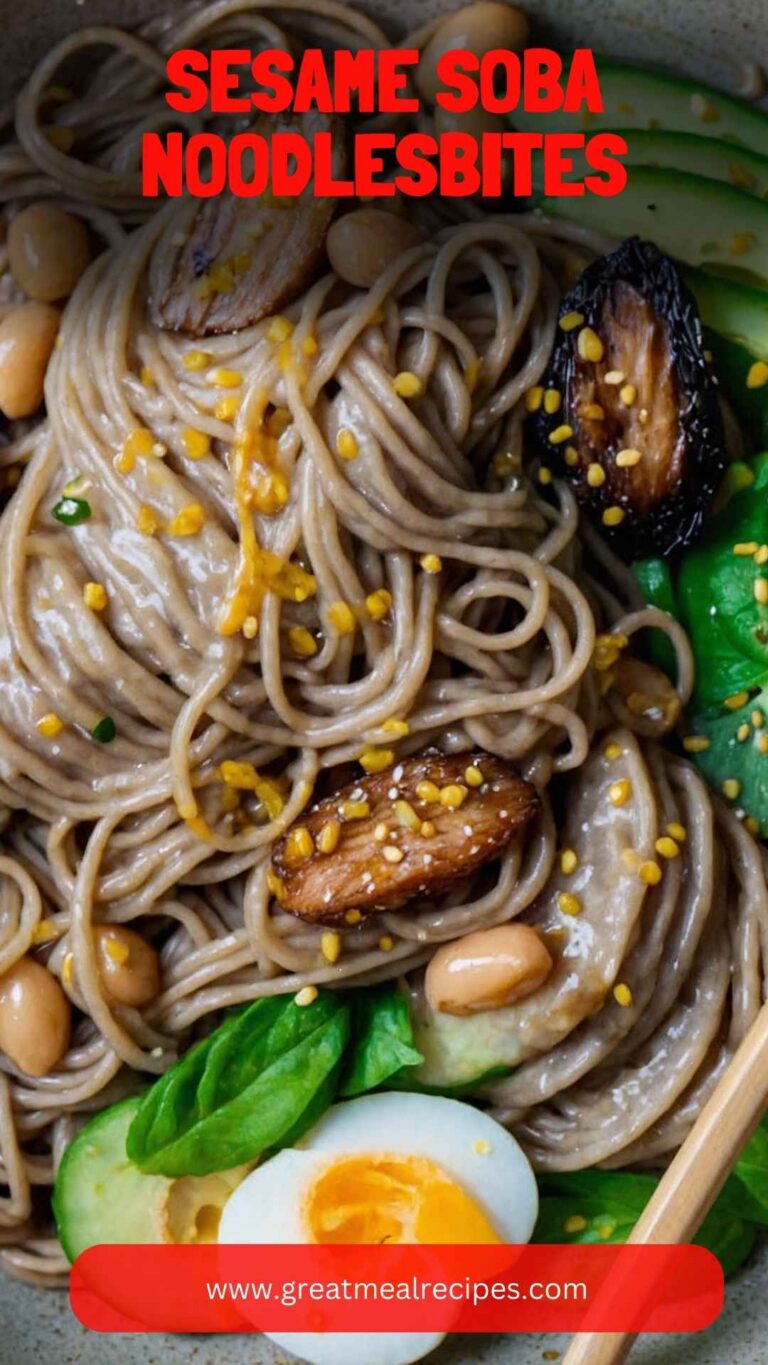 Sesame Soba Noodles – Great Meal Recipes