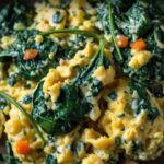 Spinach Scrambled Eggs