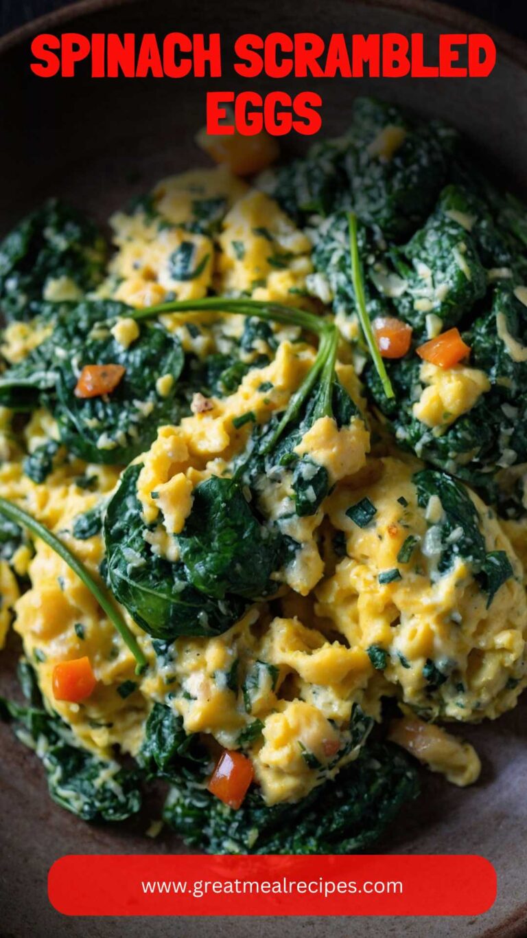 Spinach Scrambled Eggs – Great Meal Recipes