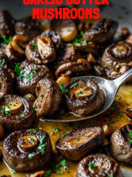Keto Steak with Garlic Butter Mushrooms