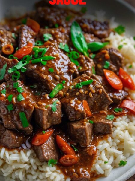 Beef with Garlic Sauce