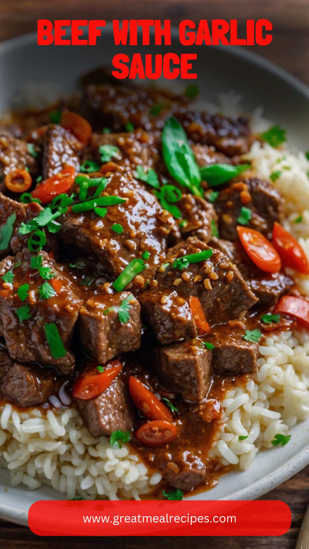 Beef with Garlic Sauce