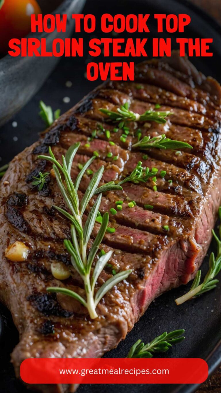 How To Cook Top Sirloin Steak In The Oven – Great Meal Recipes