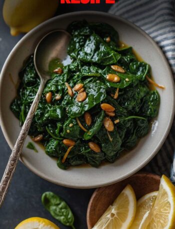 Microwave Spinach Recipe