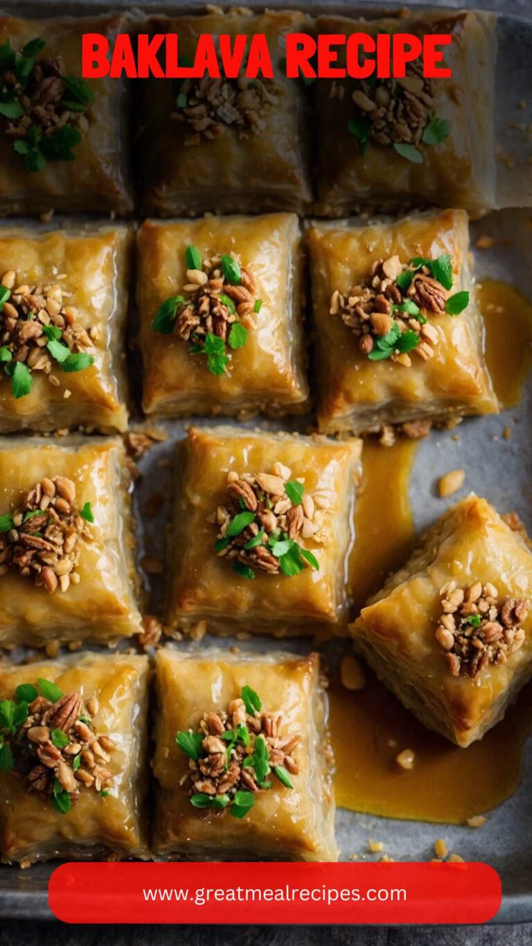 Baklava Recipe – Great Meal Recipes