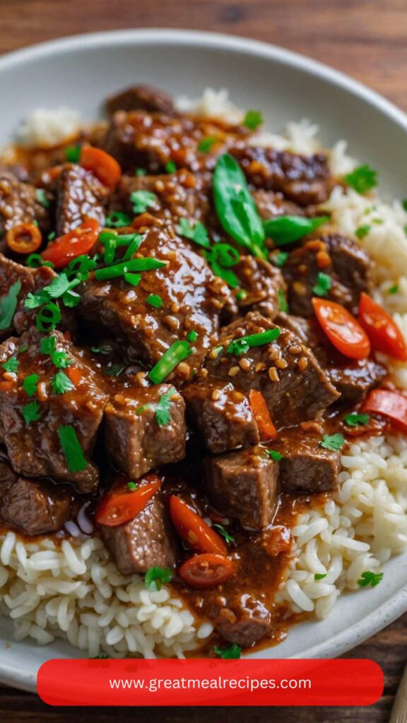 How to make Beef with Garlic Sauce