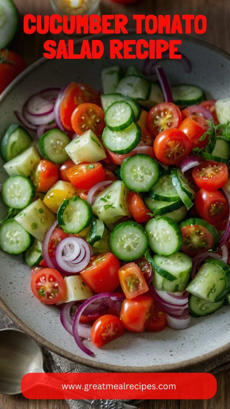Cucumber Tomato Salad Recipe – Great Meal Recipes