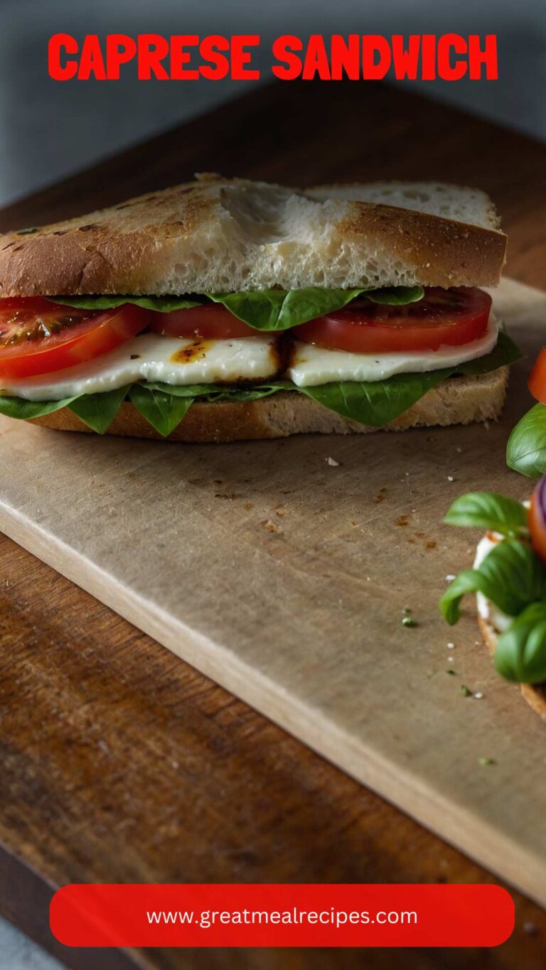 Caprese Sandwich – Great Meal Recipes