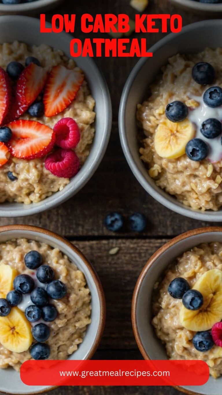 Low Carb Keto Oatmeal – Great Meal Recipes