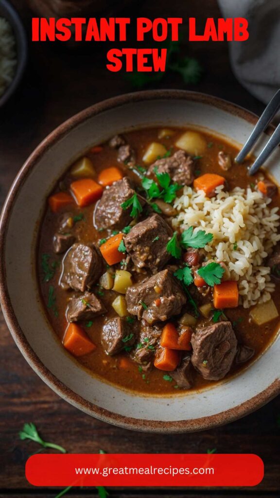 Instant Pot Lamb Stew Instant Pot Lamb Stew