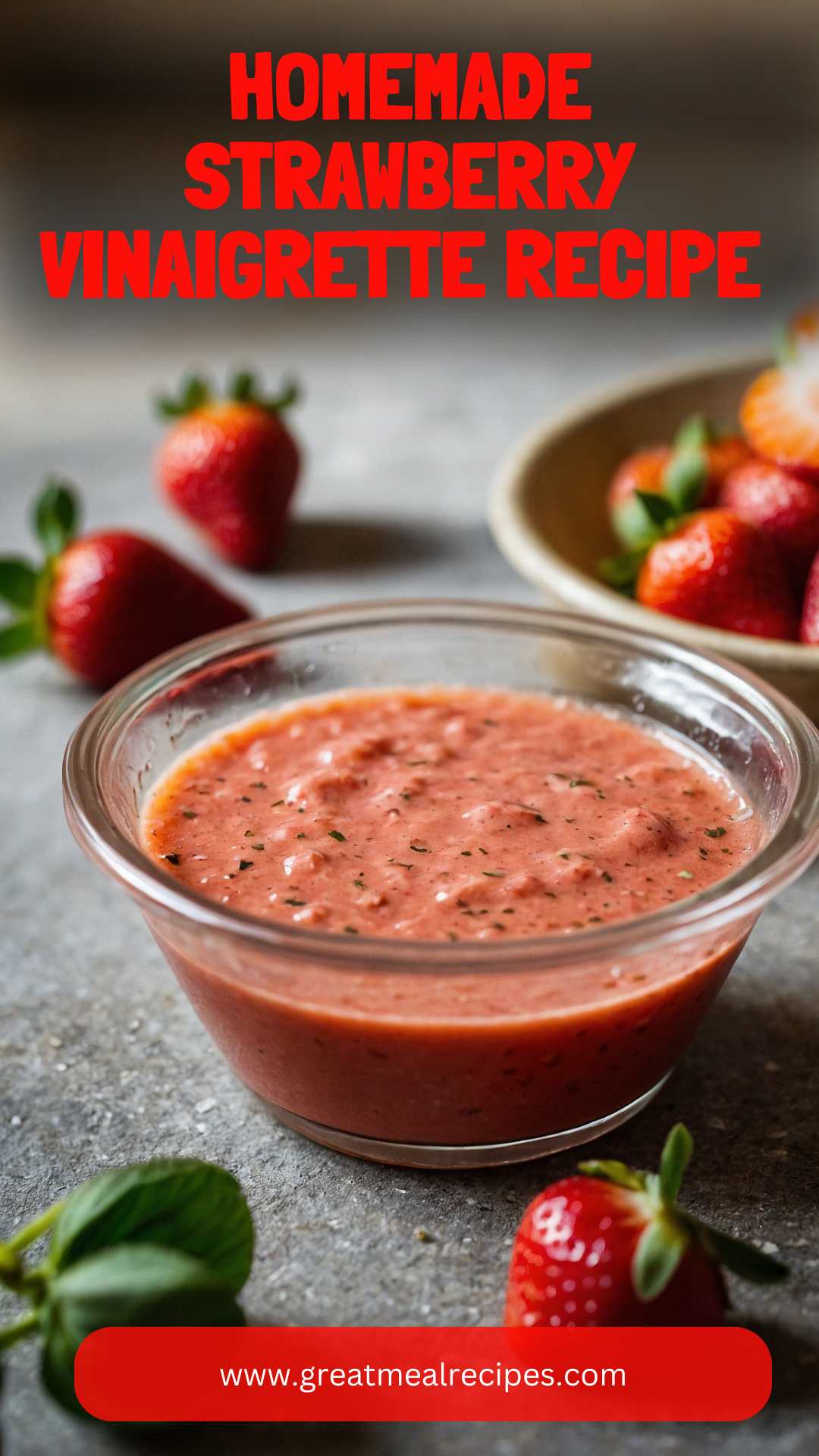 Homemade Strawberry Vinaigrette Recipe