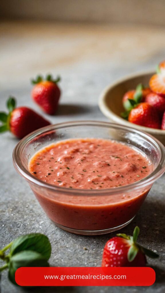 How to make Homemade Strawberry Vinaigrette Recipe 