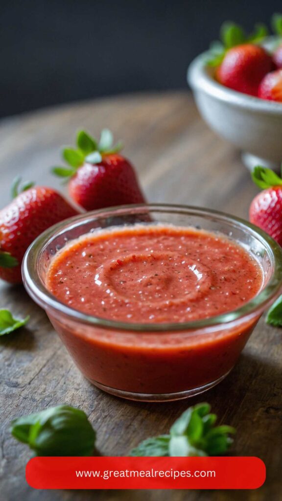 Homemade Strawberry Vinaigrette