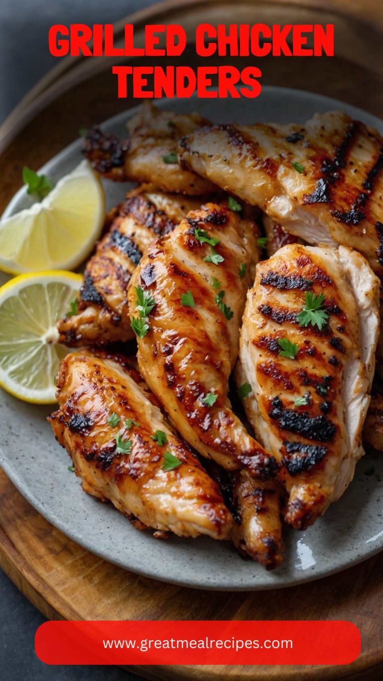 Grilled Chicken Tenders – Great Meal Recipes