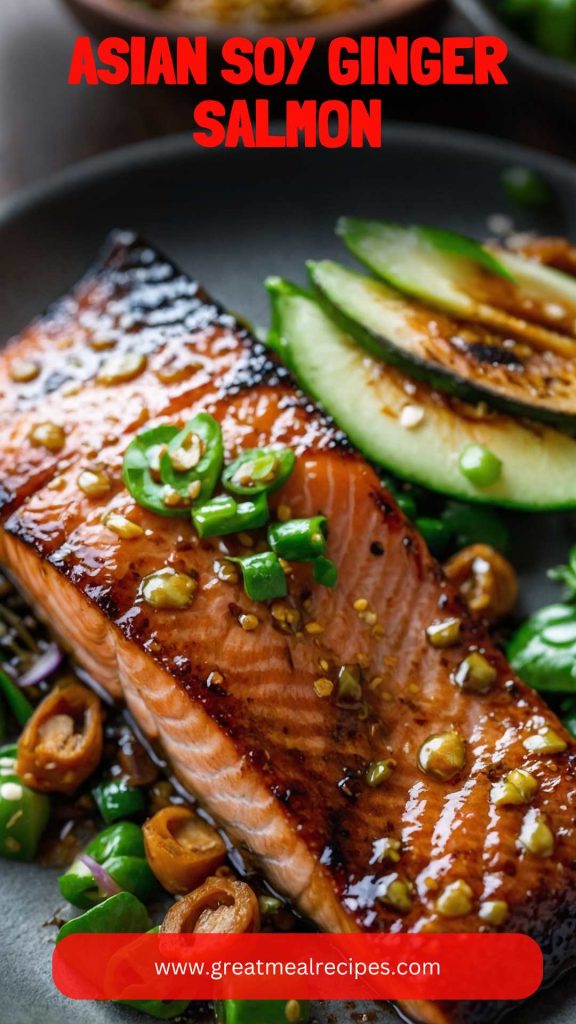 Asian Soy Ginger Salmon