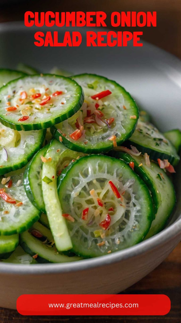 Cucumber Onion Salad Recipe – Great Meal Recipes