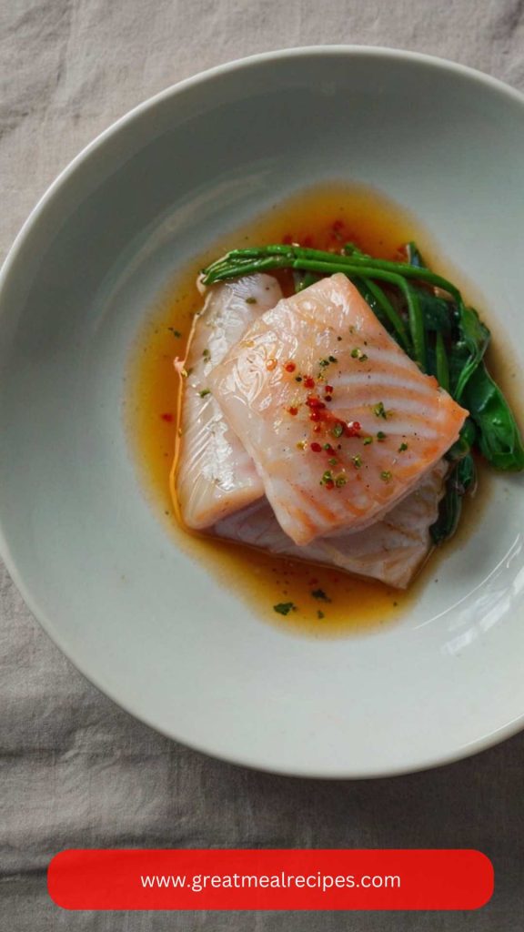 Poached Fish Dish