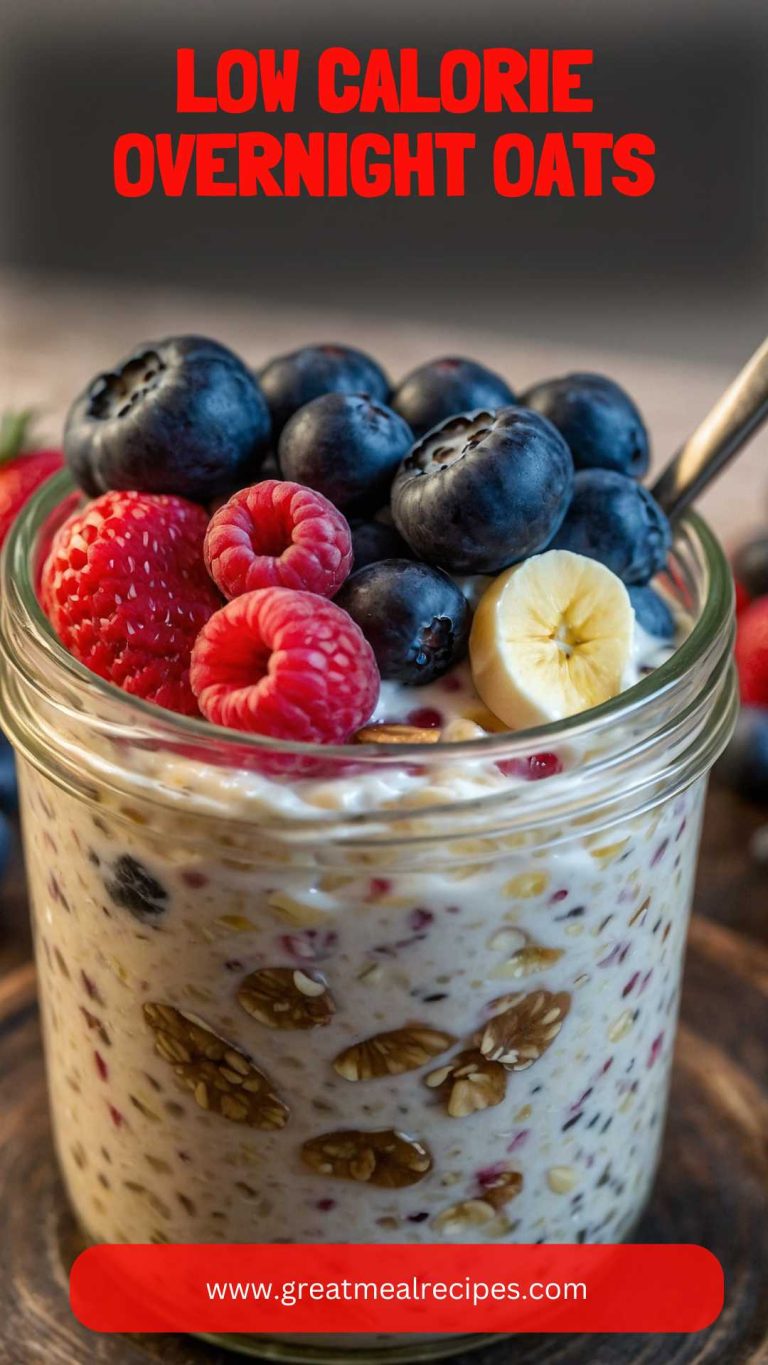 Low Calorie Overnight Oats – Great Meal Recipes