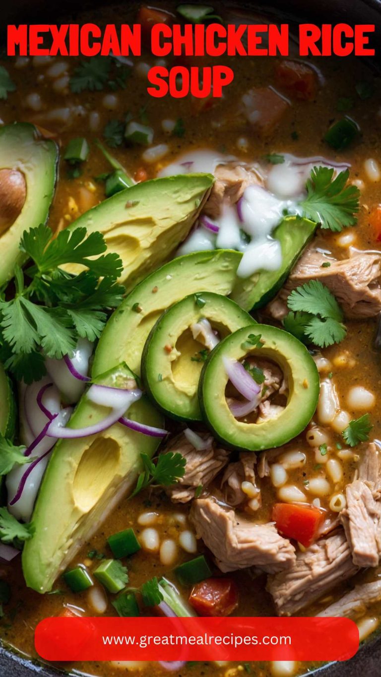 Mexican Chicken Rice Soup – Great Meal Recipes