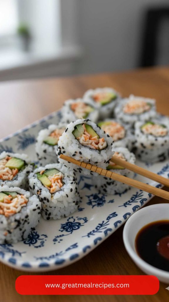 How to make Spicy Kani Roll