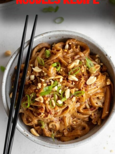 Asian Peanut Noodles Recipe