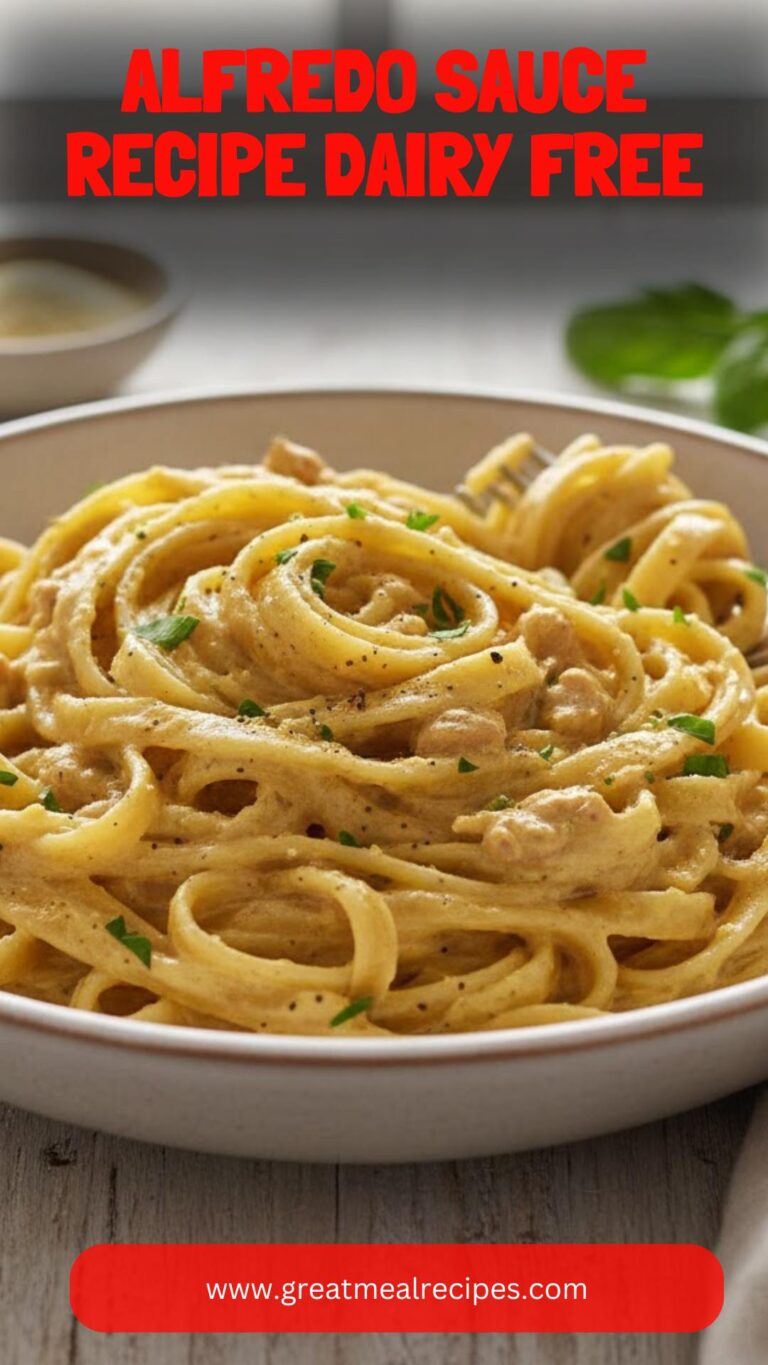 Alfredo Sauce Recipe Dairy Free – Great Meal Recipes