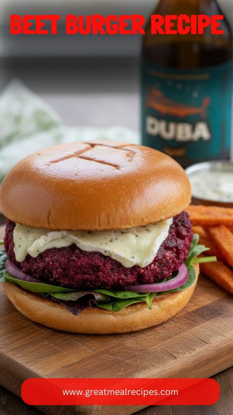 Beet Burger Recipe – Great Meal Recipes