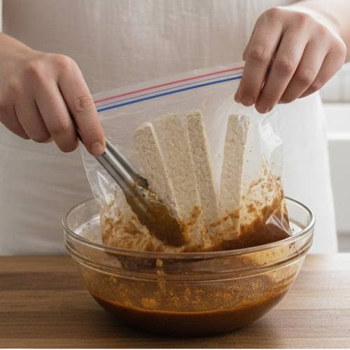 Step 3: Marinate the Tempeh
