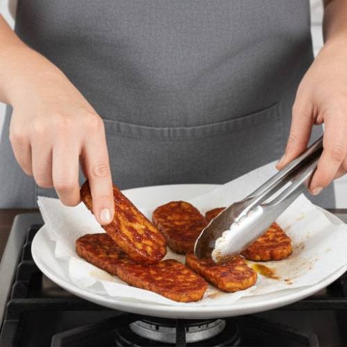 Step 3: Cook the Tempeh Step 3: Cook the Tempeh