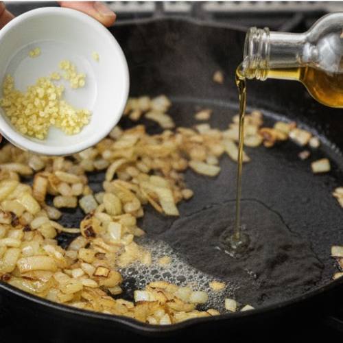 Step 4: Add the Garlic and Cider Vinegar