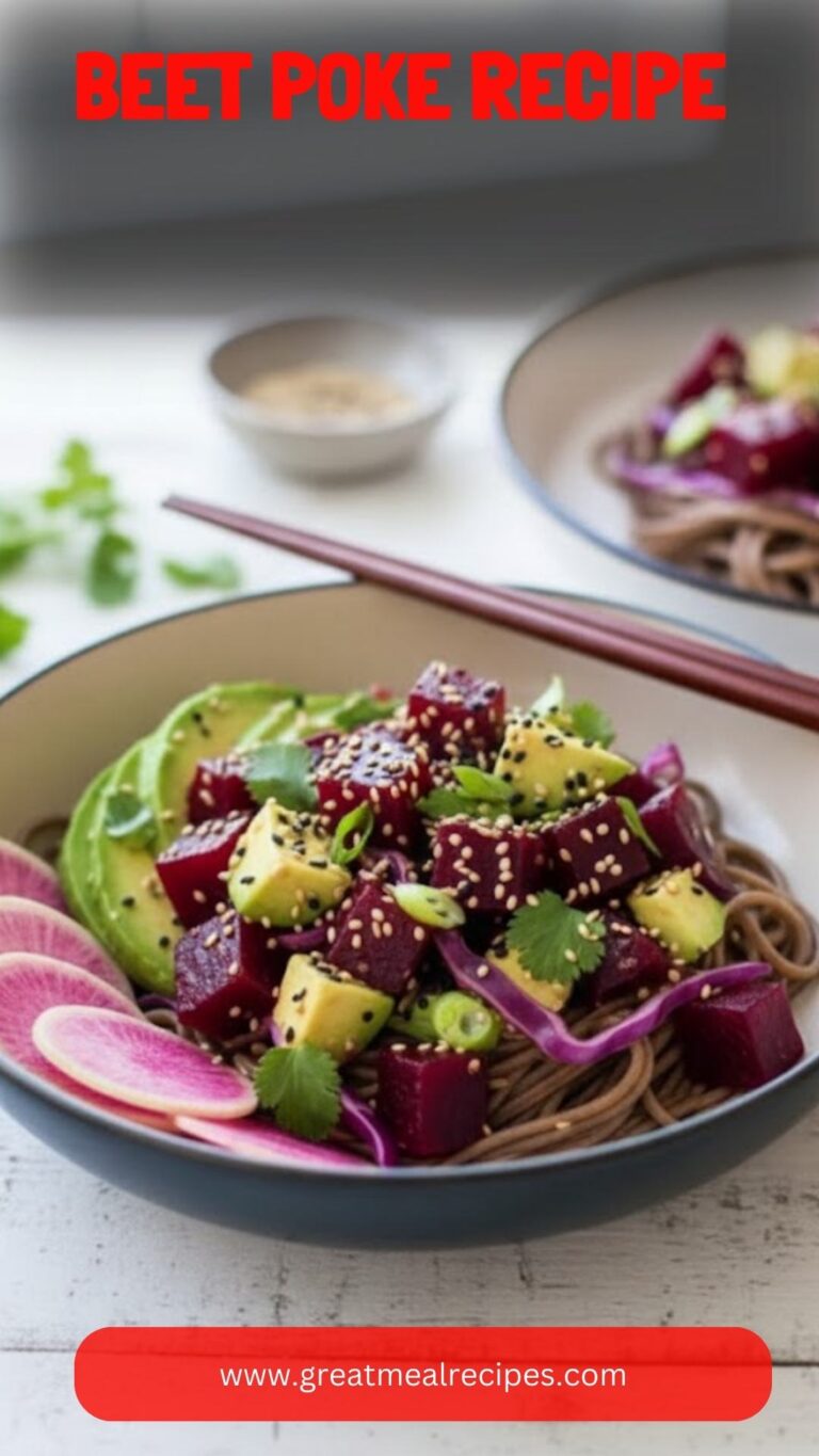 Beet Poke Recipe – Great Meal Recipes