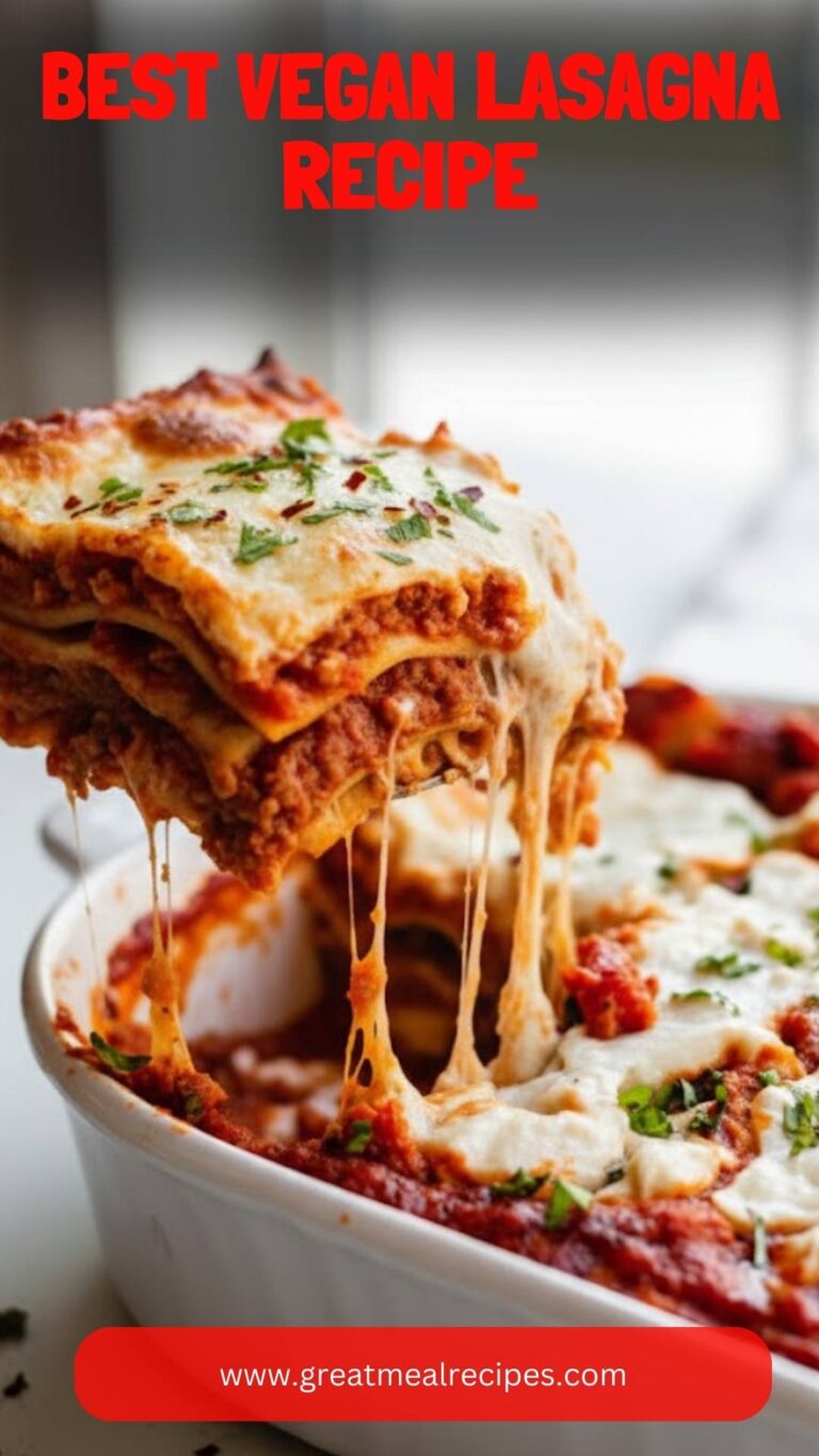 Best Vegan Lasagna Recipe – Great Meal Recipes
